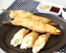 アスパラチキンフライ
