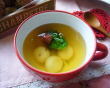 桜白玉のスープ