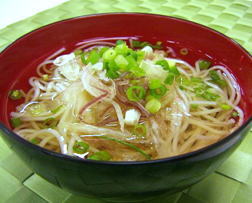 うーめんの澄まし仕立て