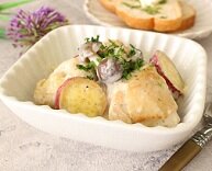 さつまいものシュクメルリ風