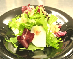 りんごドレッシングのサラダ
